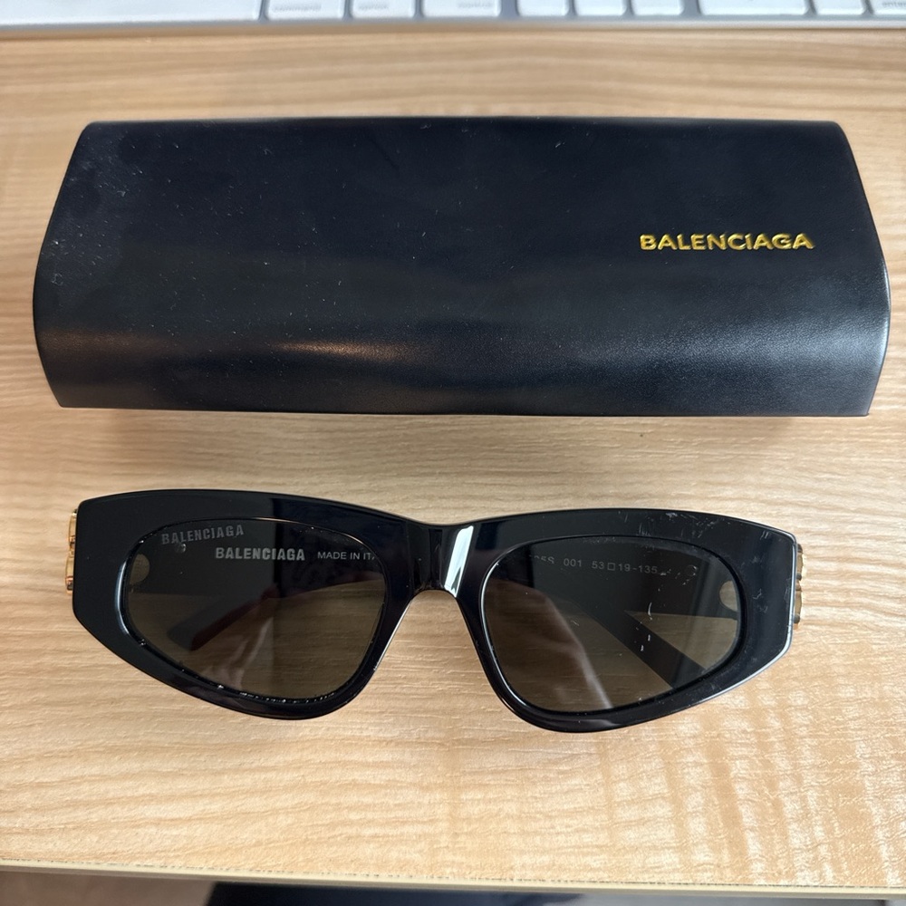 Balenciaga Black Sunglasses